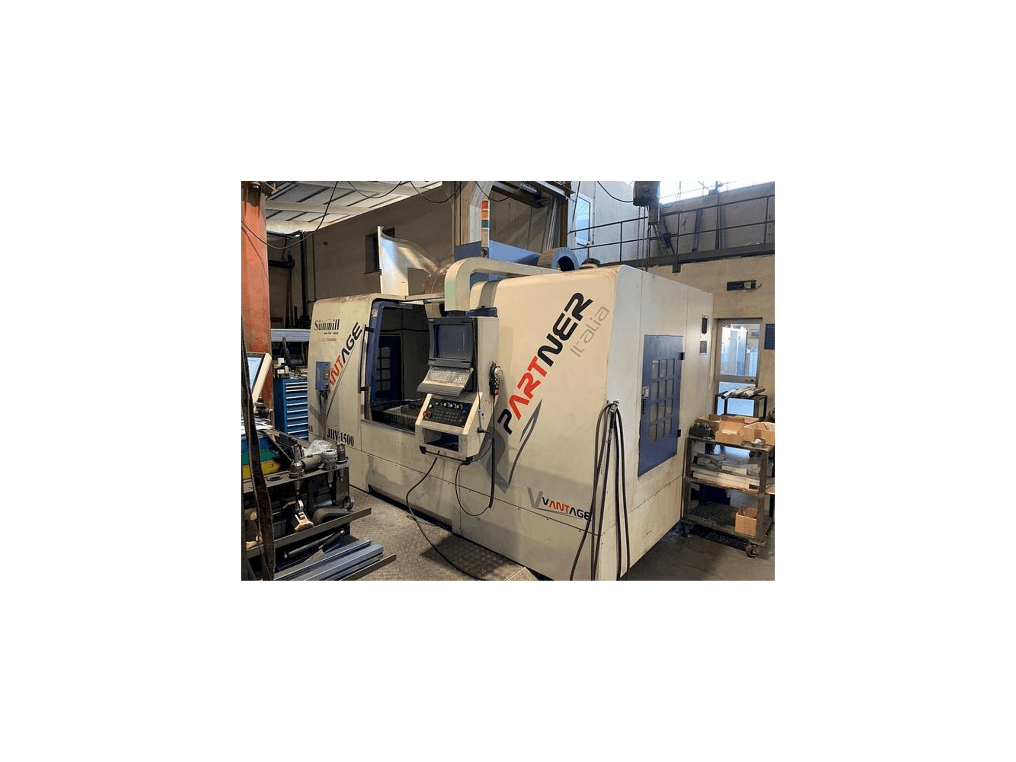 Vue de face de la machine SUNMILL PARTNER VANTAGE JHV-1500