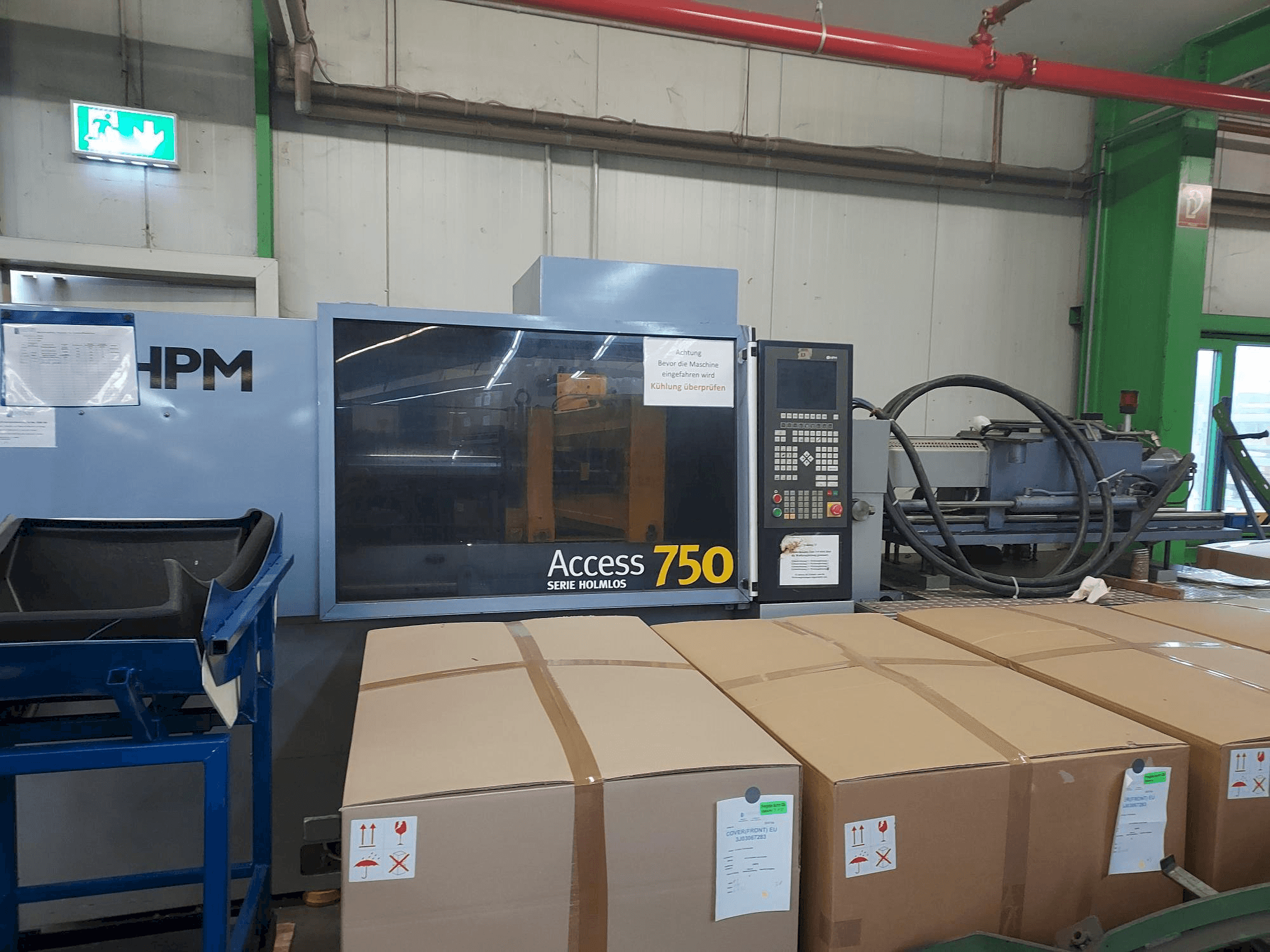 Vue de face de la machine HPM Hemscheid 750-250