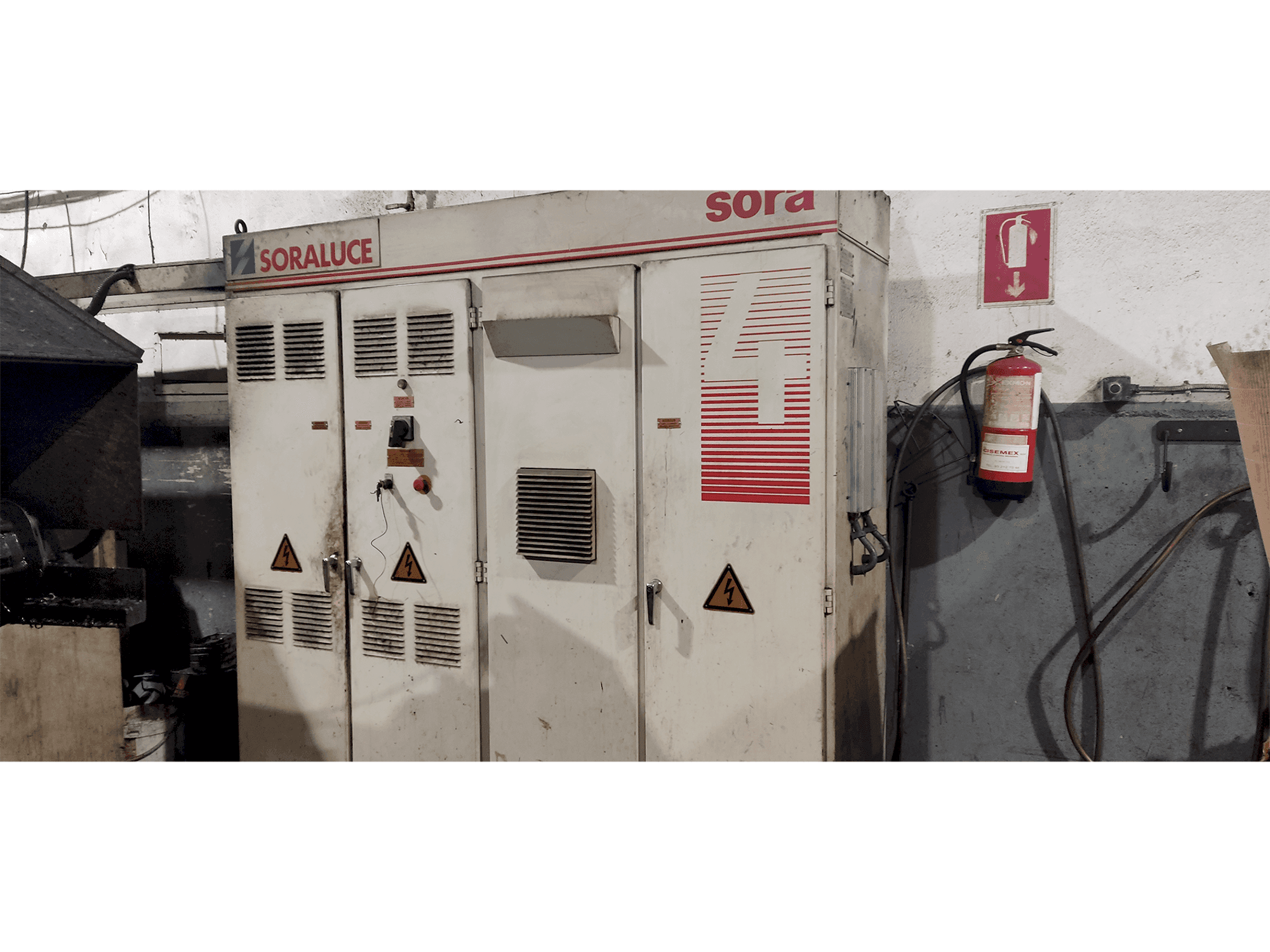 Vue de face de la machine Soraluce SORA 4