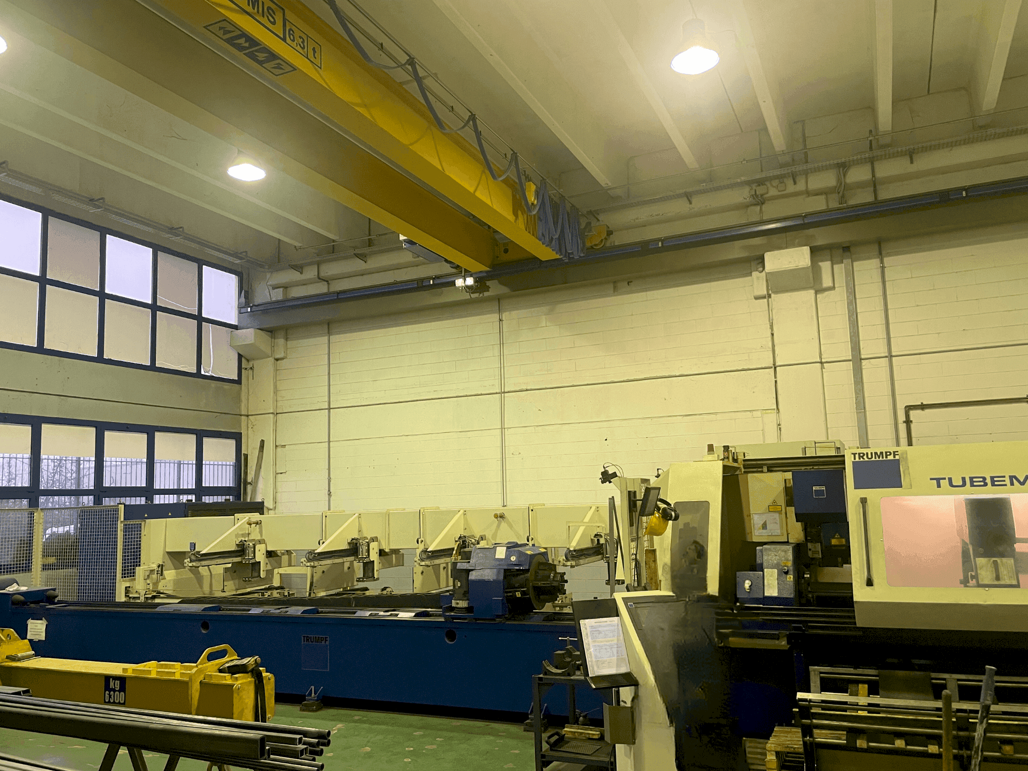 Vue de face de la machine TRUMPF TUBEMATIC 3.2 kw