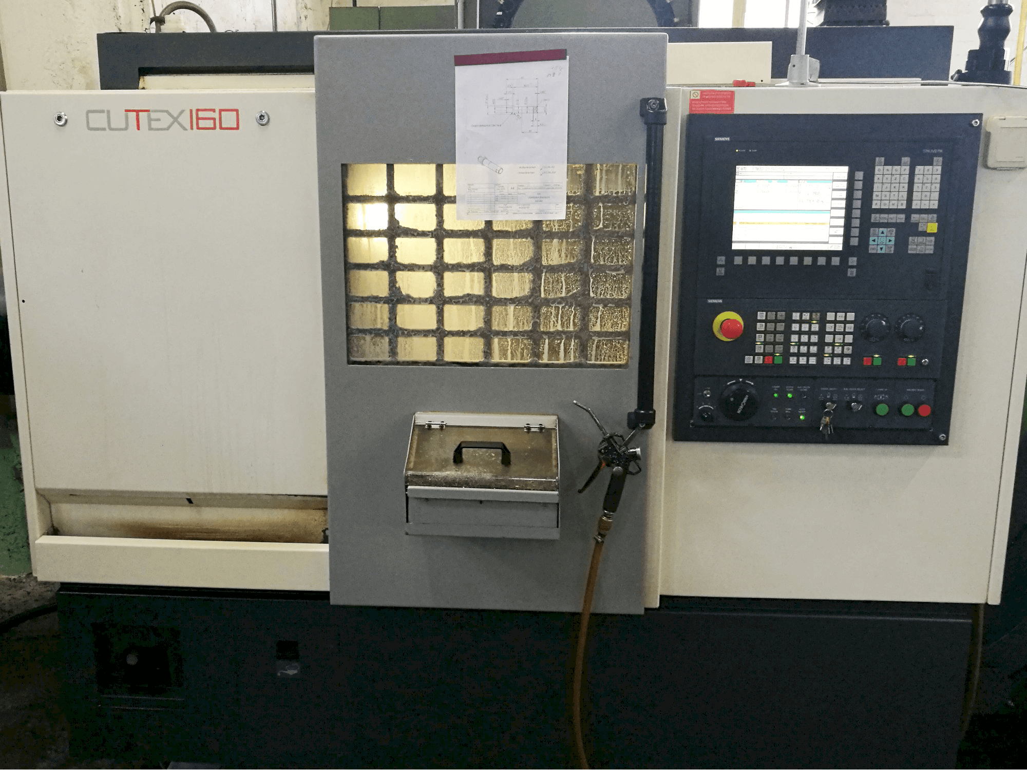 Front view of HWACHEON CUTEX-160 Machine