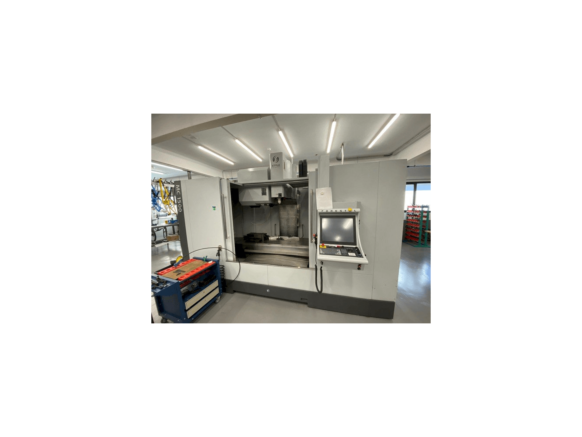 Vue de face de la machine STYLE MC 1500