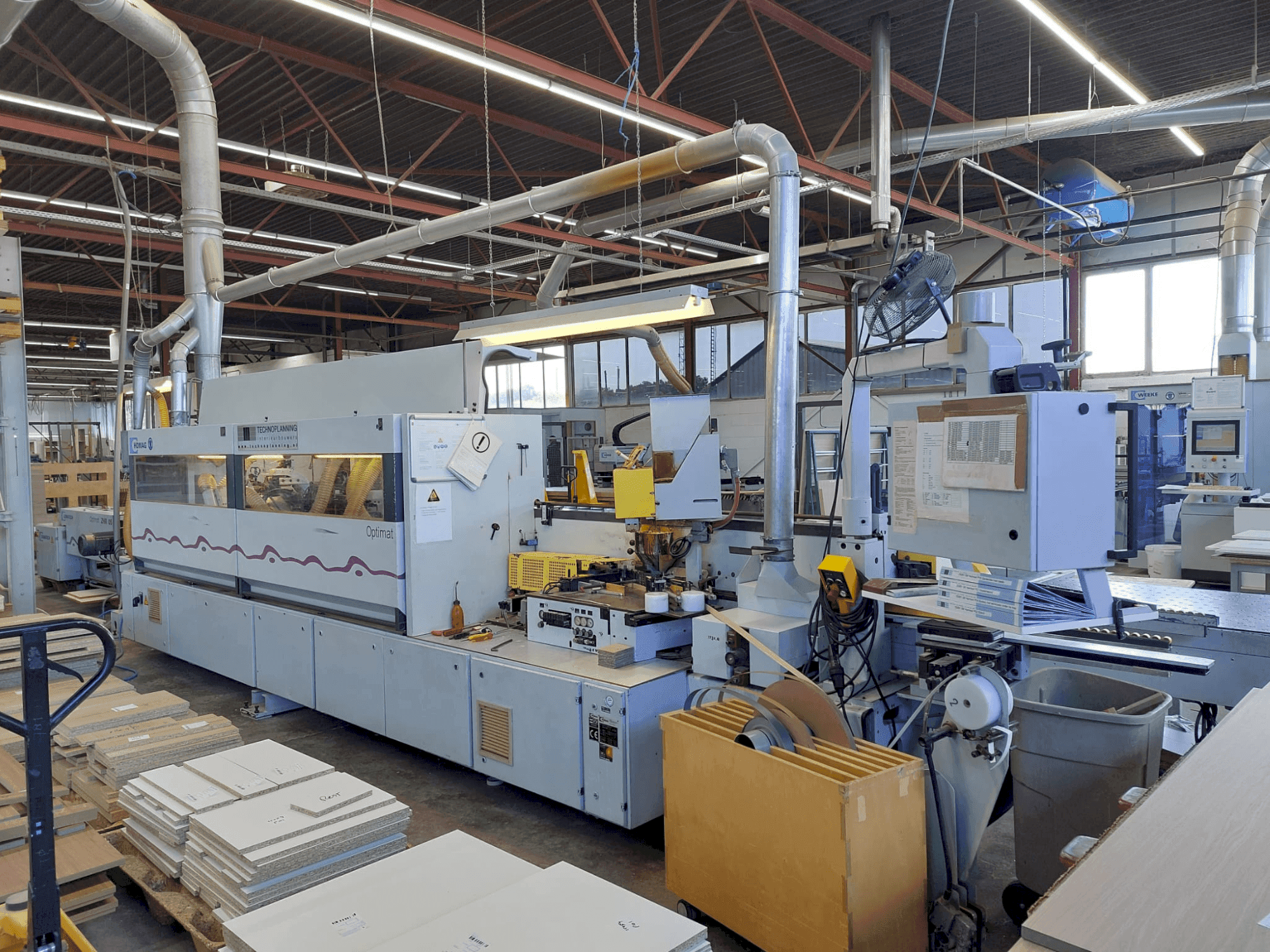 Vue de face de la machine HOMAG Optimat KL 78/A20/S2/Z