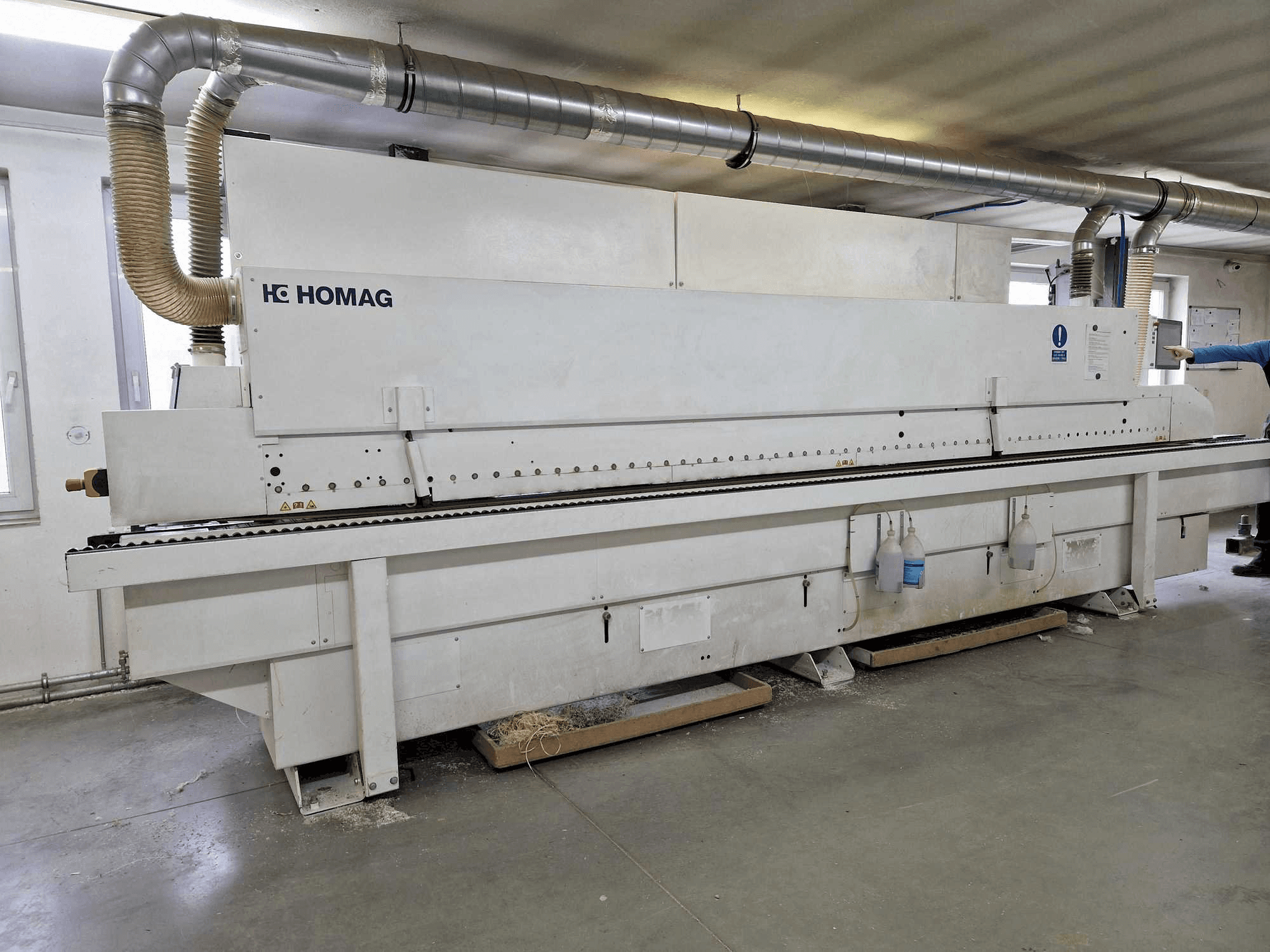 Vue de face de la machine HOMAG Edgeteq S-390 Optimat KDF 860C