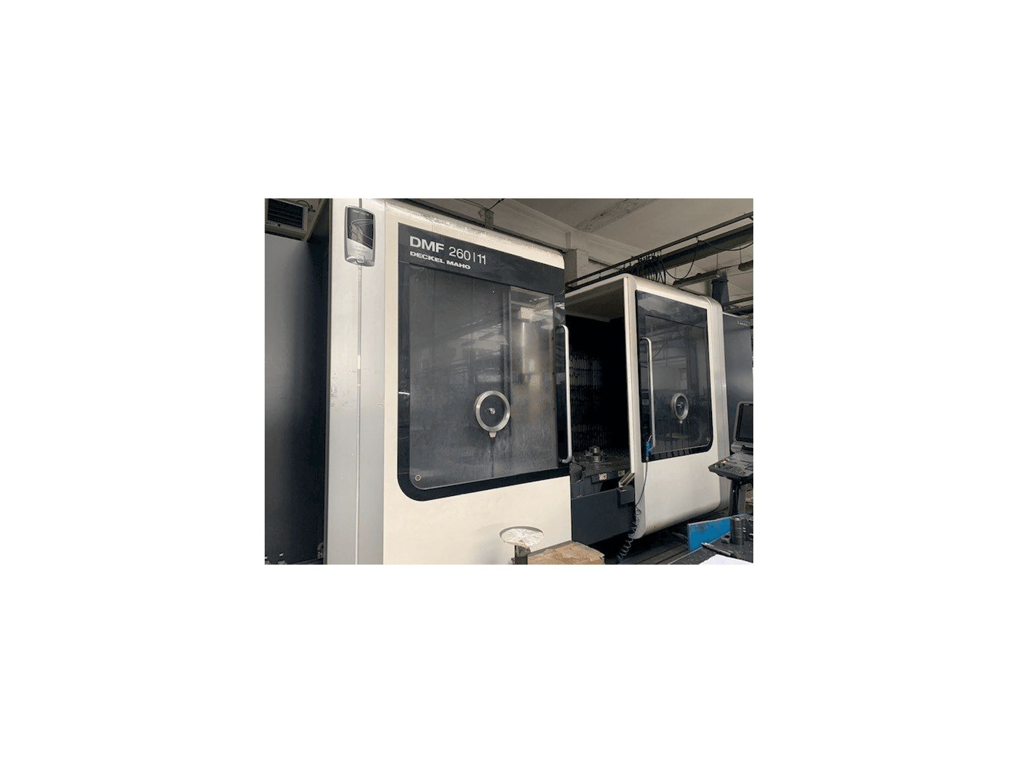 Front view of DMG DMF 260 linear machine