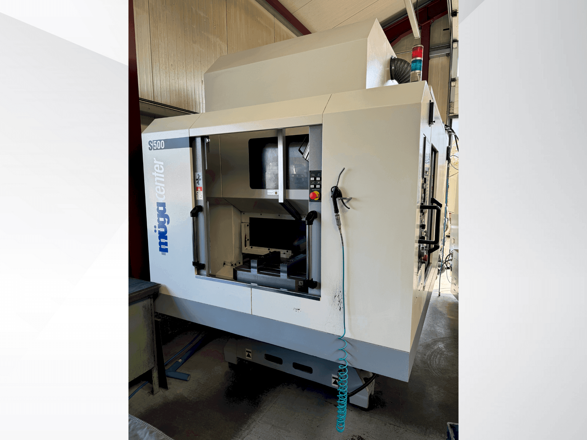 Vue de face de la machine Muga S500