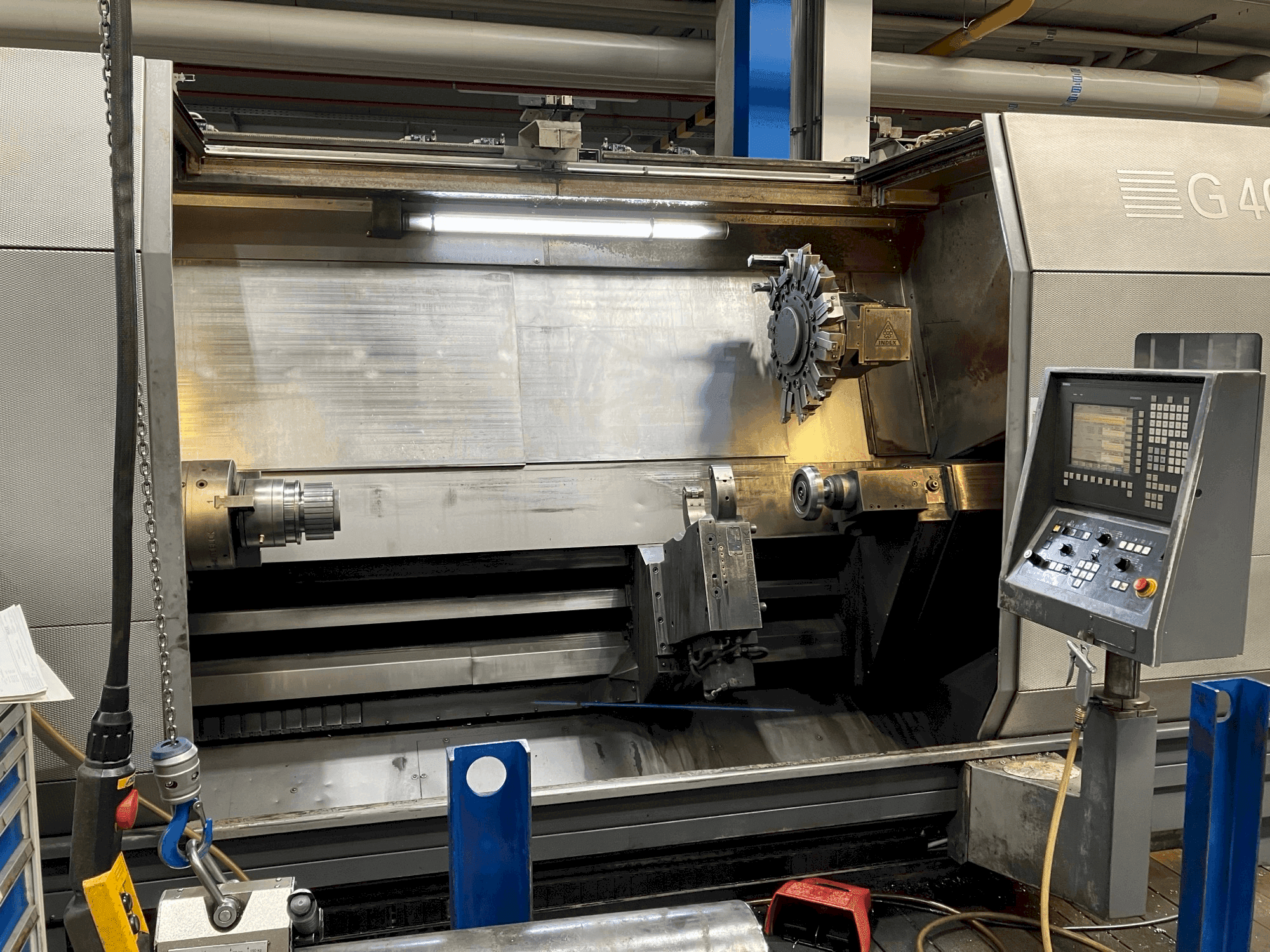 Vue de face de la machine Index G 400 Ratio Line