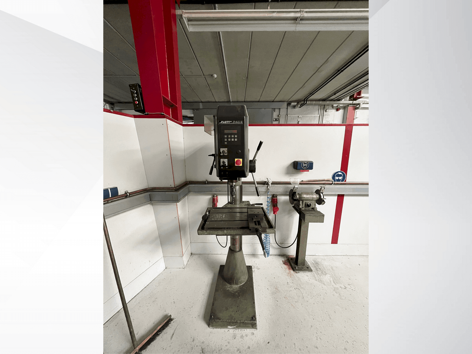 Vue de face de la machine Hahn+Kolb Flott P40