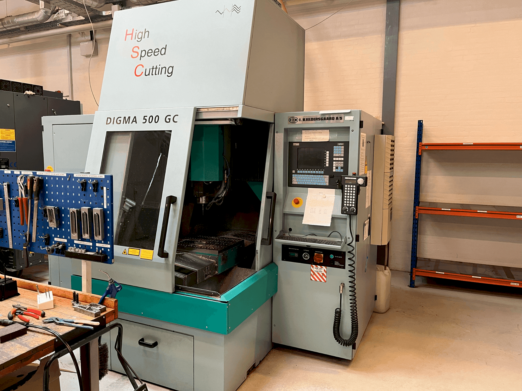 Vue de face de la machine DIGMA 500 GC