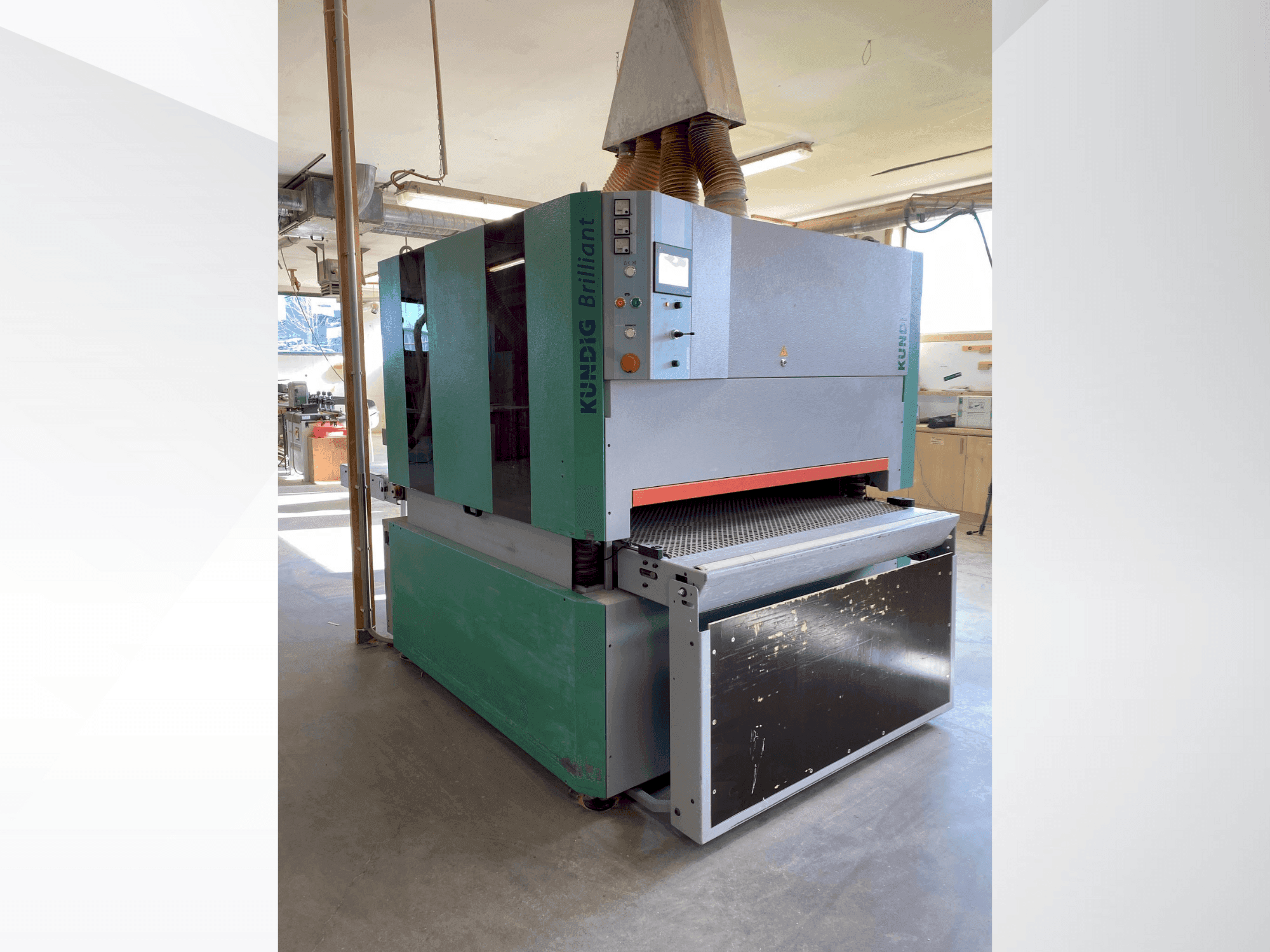 Vue de face de la machine Kundig Brilliant-3 1300mm-RRPd