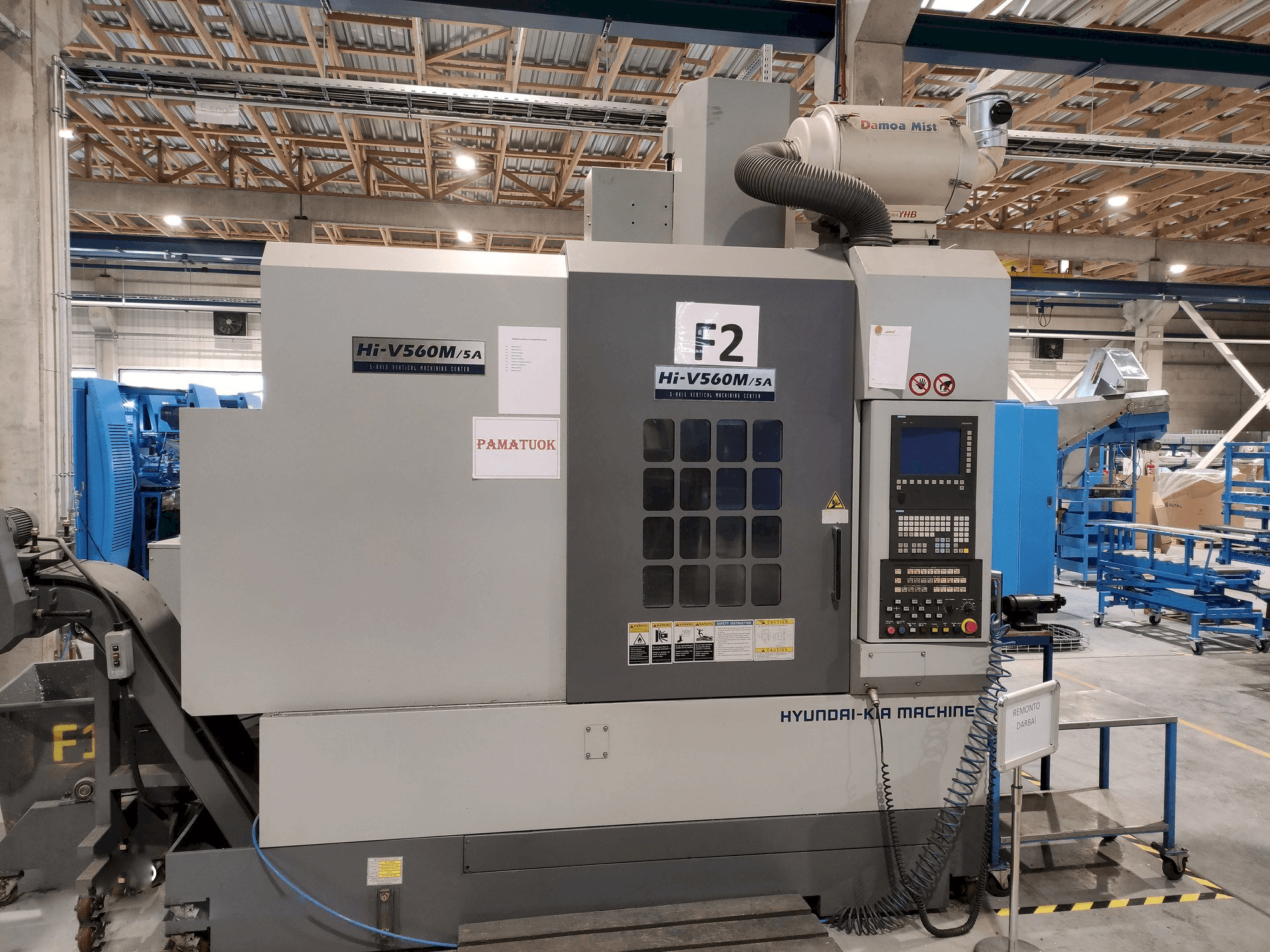 Vue de face de la machine Hyundai Kia Hi-V560M/5A