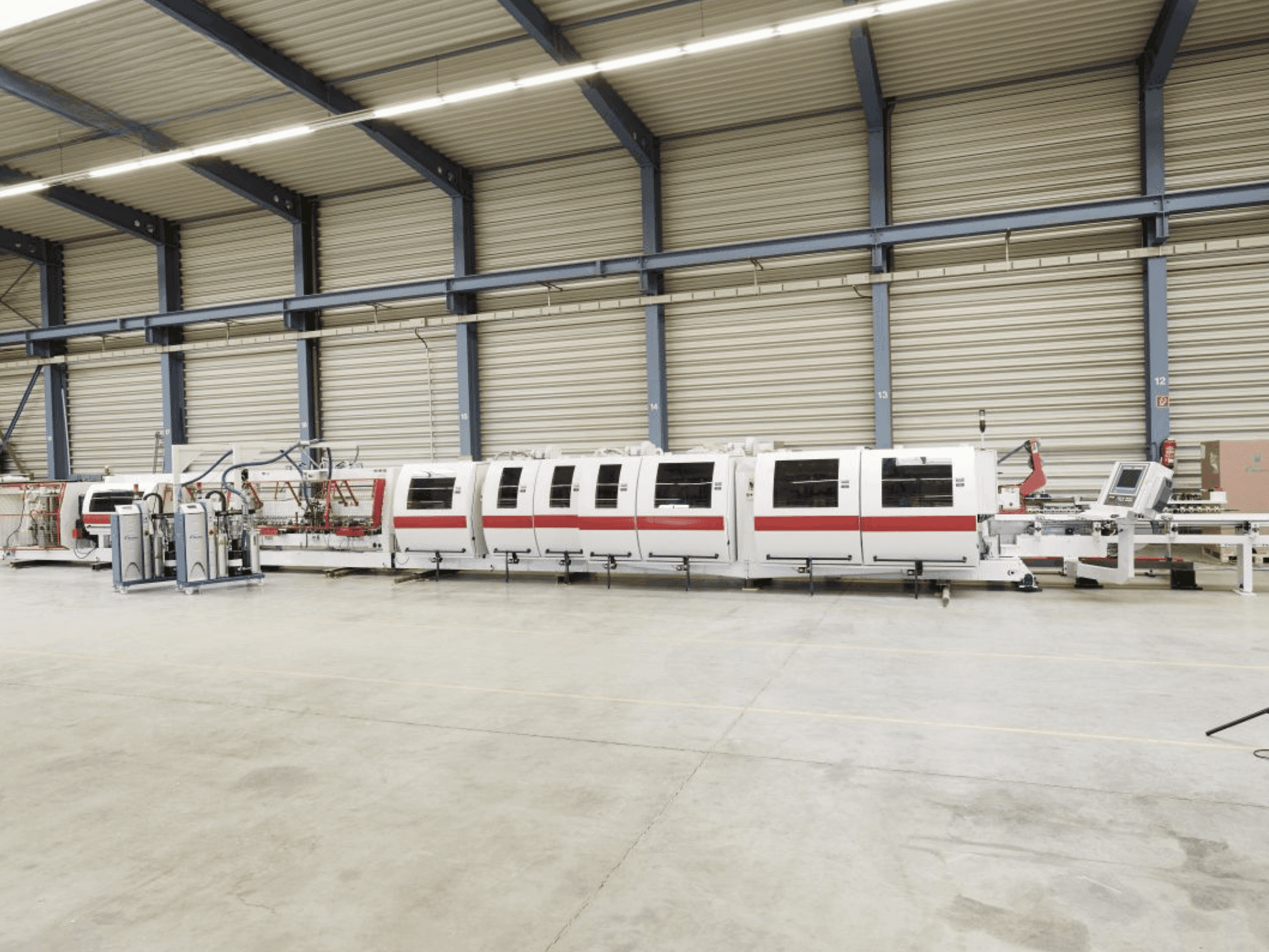 Vue de face de la machine WEHRMANN Combima /K/I/R80/1260/V